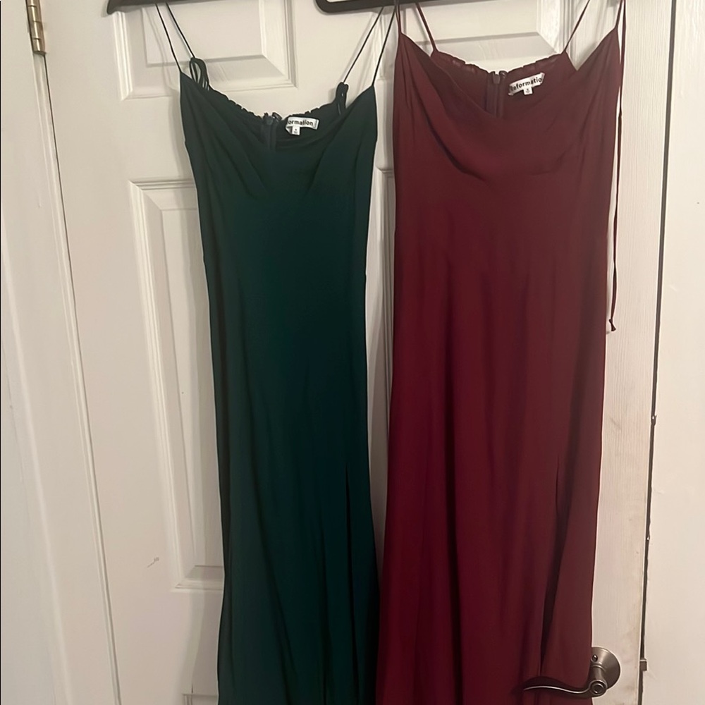 Elegant Green Reformation Dress